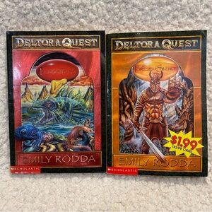 Deltora Quest Books #1 & #2 Paperbacks By Rodda, Emily 2000.